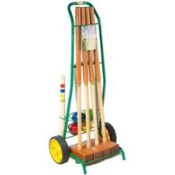 Lucio Londero Kroket Professional 10204/E - pro 4 hráče - kovový vozík