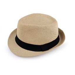 Letní klobouk / slamák unisex, barva 9 (vel. 62) přírodní