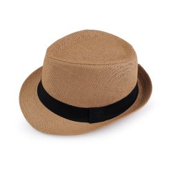 Letní klobouk / slamák unisex, barva 10 (vel. 62) přírodní stř.