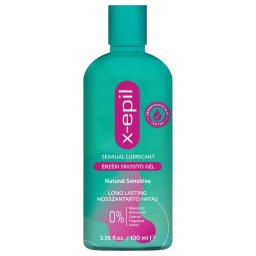 X-Epil Natural Sensitive - lubrikan gel - citliv pokoka - 100 ml