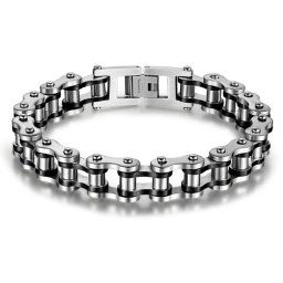 Gaira® Moto náramek 30027 Silver-Black