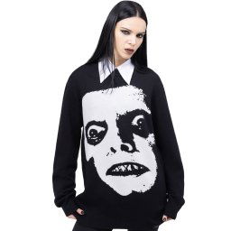 svetr unisex KILLSTAR x THE EXORCIST - Somewhere Between Science And Superstition - Black - KSRA012747