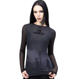 tričko dámské s dlouhým rukávem KILLSTAR x THE EXORCIST - The Exorcist - Black - KSRA012746