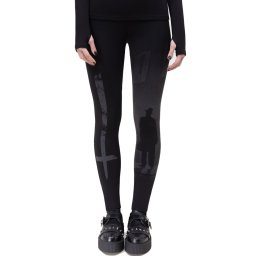 kalhoty dámské (legíny) KILLSTAR x THE EXORCIST - Night Walk - Black - KSRA012740