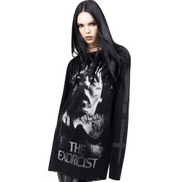 tričko s dlouhým rukávem unisex KILLSTAR x THE EXORCIST - I'm Not Regan - Black - KSRA012736