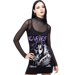 šaty dámské KILLSTAR x THE EXORCIST - Demons Exist Cami - Black - KSRA012731