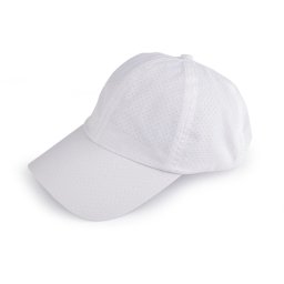 Letní kšiltovka perforovaná unisex, barva 1 bílá