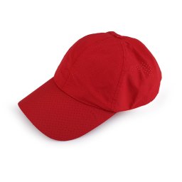 Letní kšiltovka perforovaná unisex, barva 4 červená