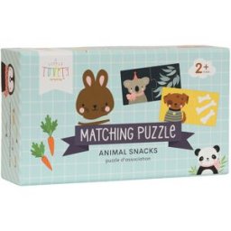 A Little Lovely Company Přiřazovací puzzle, pochoutky pro zvířátka