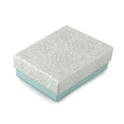 Krabička na šperky 7x9 cm, barva 3 tyrkys nejsv.