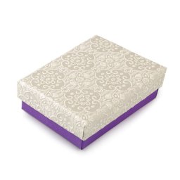 Krabička na šperky 7x9 cm, barva 4 fialová