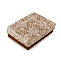 Krabička na šperky 7x9 cm, barva 5 hnědá