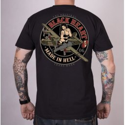 tričko pánské BLACK HEART - LIBERATOR B-24 - Black - 19295