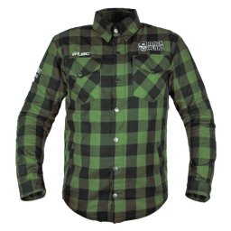 moto košile BLACK HEART - Rattlesneak - Green - 18833