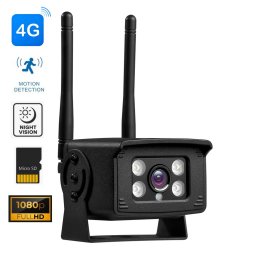 4G IP Full HD kamera s nočním viděním do 20m a detekcí pohybu + krytí IP66 + P2P