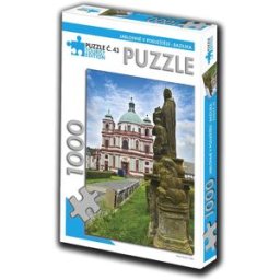 TOURIST EDITION Puzzle Jablonné v Podještědí, bazilika 1000 dílků (č.43)