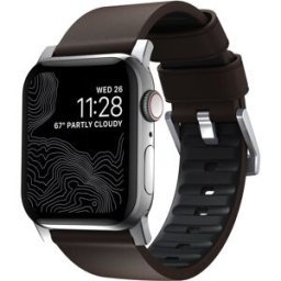 Nomad Active Strap Pro Brown/Silver Apple Watch 42/44/45/Ultra 49mm