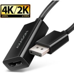 AXAGON RVD-HI20N, DisplayPort -> HDMI 2.0b adapter, 4K/60Hz, HDR10