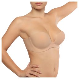 Bye Bra Gala C - neviditeln push-up podprsenka (nude)