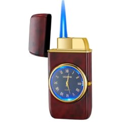 Gaira® Plynový zapalovač Watch 8016, Barva hnědá
