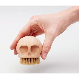 čistící kartáč SUCK UK - SKULL - SK BRUSHSKULL1