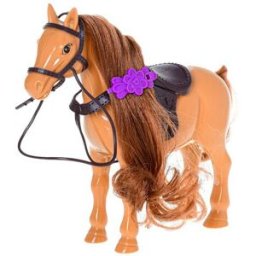 Mikrotrading Kůň 17 cm s doplňky v krabičce