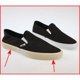 boty VANS - Slip-On SF - Black/White - POŠKOZENÉ - MY1091