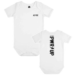body dětské AC/DC - PWR UP - white/black - METAL-KIDS - 790.30.7.8