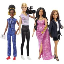 Mattel Barbie Sada panenek filmové povolání 4 ks