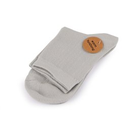 Bavlněné ponožky unisex, barva 6 šedá nejsvětlejší