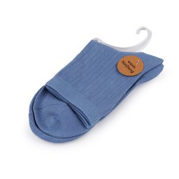Bavlněné ponožky unisex, barva 9 modrá jemná