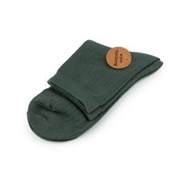 Bavlněné ponožky unisex, barva 10 zelená lahvová