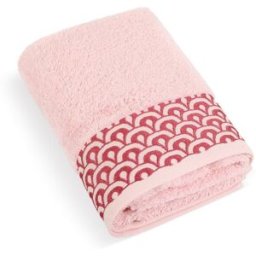 BELLATEX Froté osuška Krajka 500 g K/310 sv. růžová 70 × 140 cm