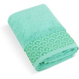 BELLATEX Froté osuška Krajka 500 g K/327 tyrkysová 70 × 140 cm