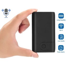Audio rekordér wifi s magnetem - live přenos zvuku přes APP + výdrž baterie do 9 měsíců