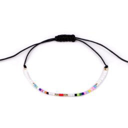 Náramek shamballa s rokajlem, barva 3 multikolor