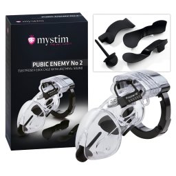 mystim Pubic Enemy No 2 - elektro penisov klec