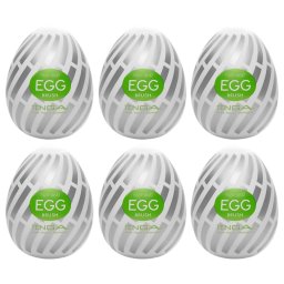 TENGA Egg Brush - vajko masturbtor - sada 6 kus