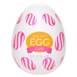 TENGA Egg Curl - vajko masturbtor (1 ks)