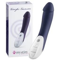 mystim Terrific Truman - vibrtor s 2 motory - modr
