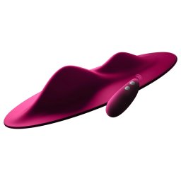 VibePad - vibrtor do polte s 2 motory a dlkovm ovldnm - fialov
