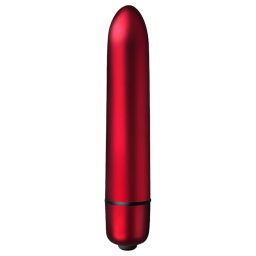 Scarlet Velvet - mini vibrtor ve tvaru rtnky - 10 reim - erven