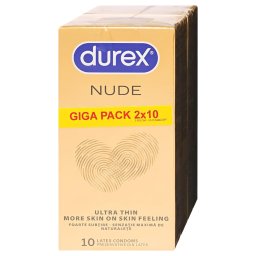 Durex Nude - extra tenk kondom (210 ks)