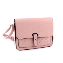 Kabelka crossbody 23x17 cm, barva 10 pudrová
