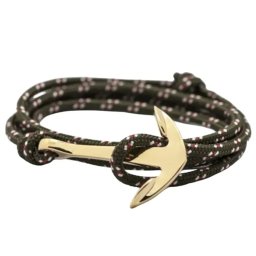 Gaira® Náramek Kotva 3071, Barva hnědá