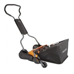 FISKARS Vřetenová sekačka StaySharp™ Max se sběrným košem 1001658FS