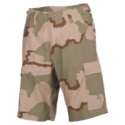 Kraťasy US střih BDU boční kapsy 3-COL DESERT vel. XXL