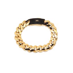 Monaco chain náramek Classic Plain Pavé lock black 13,5 mm IZ31116BN