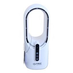 Bezlopatkový sloupový stolní ventilátor First Austria FA-5552-WI, LED osvětlení, USB-C