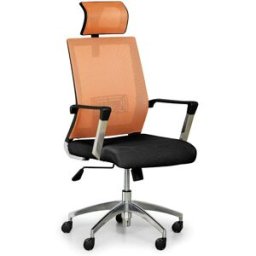 B2B Partner Kancelářské křeslo ELITE NET, oranžová/černá